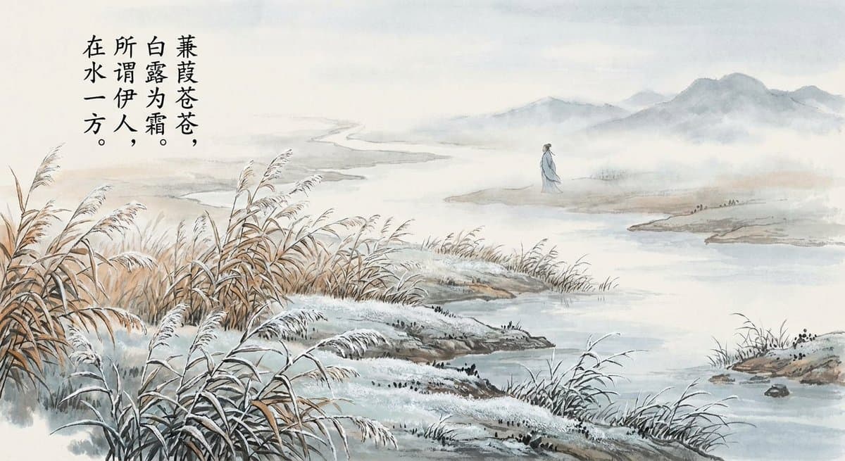 Create a painting based on an ancient poem.