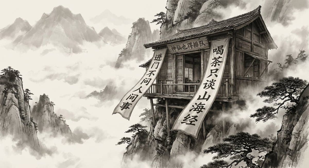 The Fusion of Ink Wash Painting Style and Realistic Photography