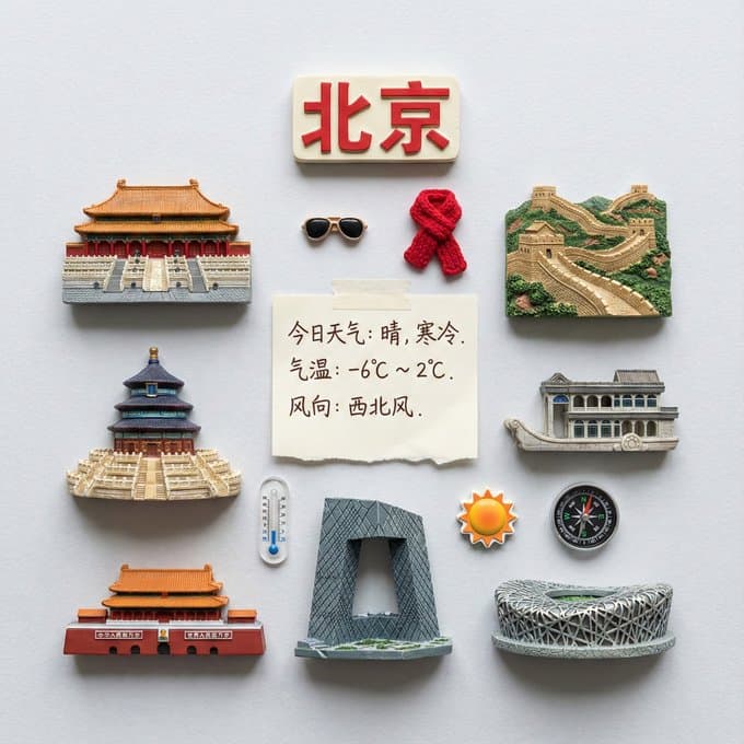 City Fridge Magnets