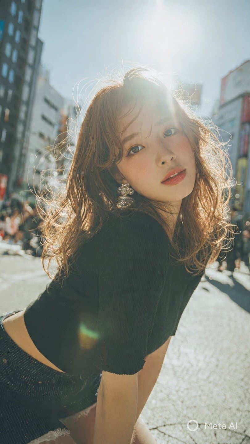 A young Japanese model