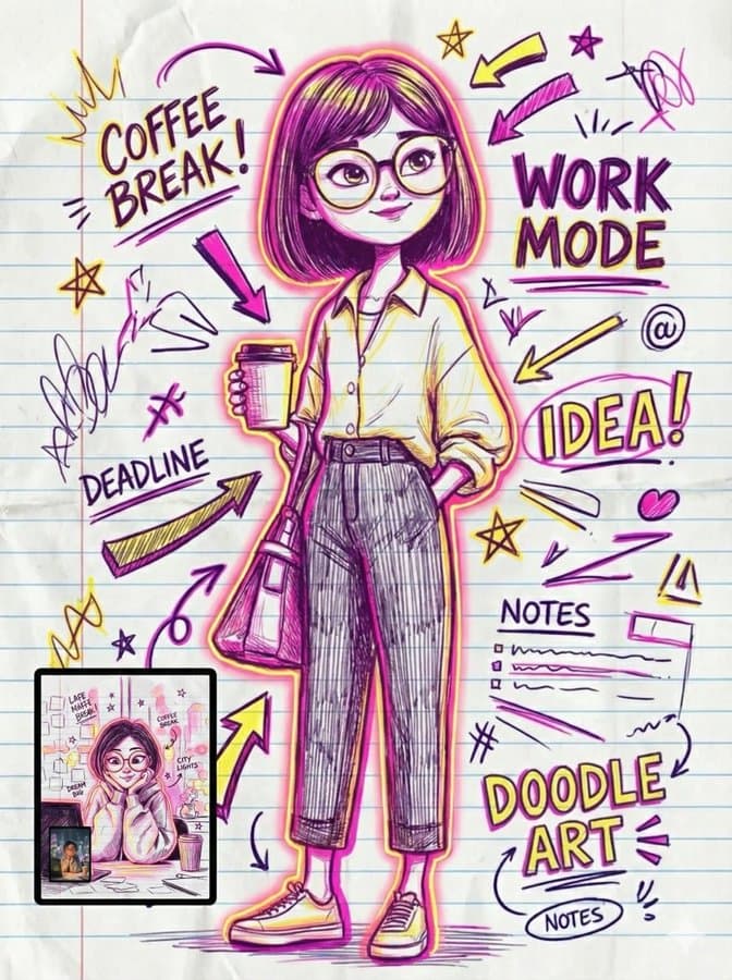 Convert to doodle style