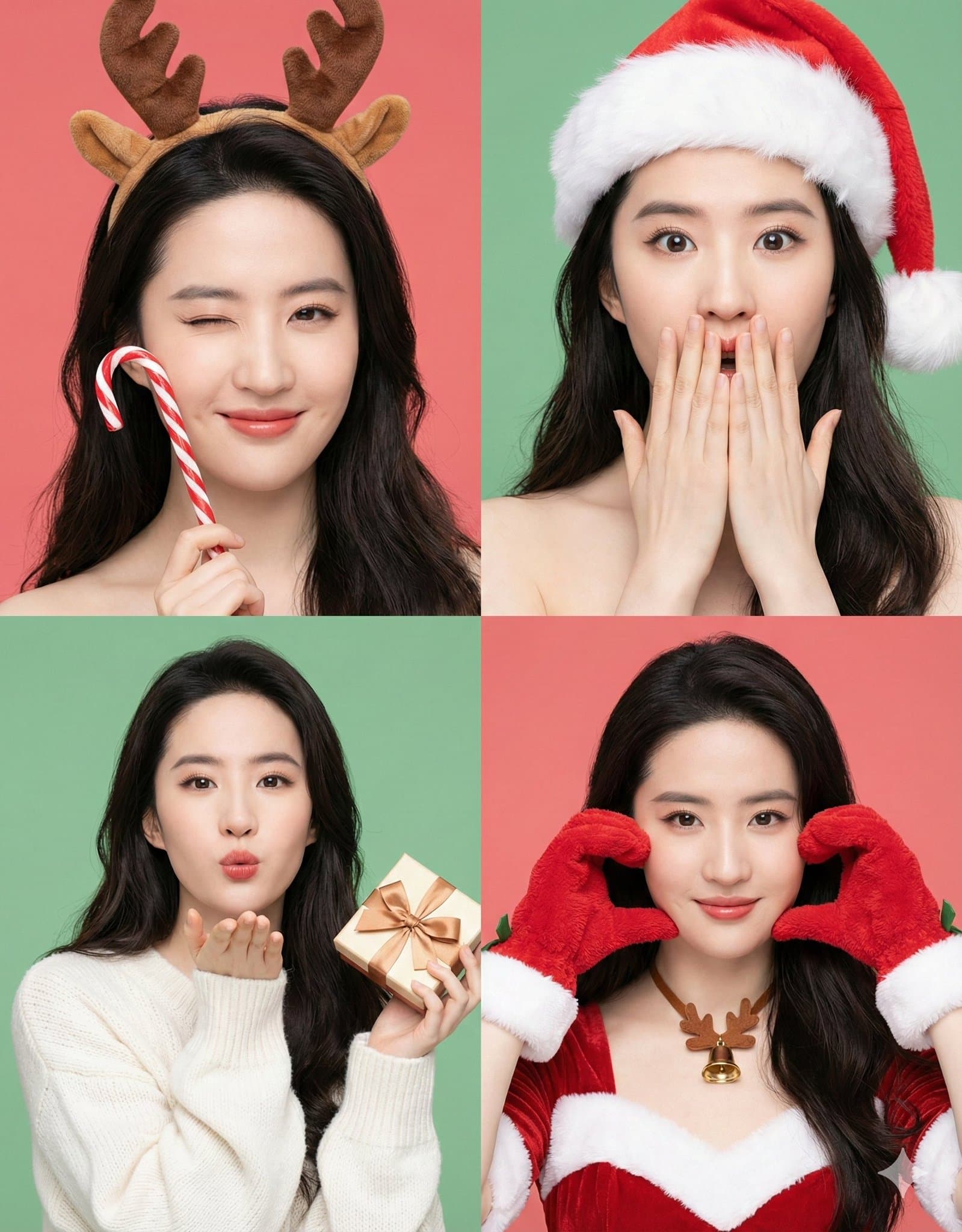 Christmas Special - Sweet Girl Christmas Four-Panel Comic