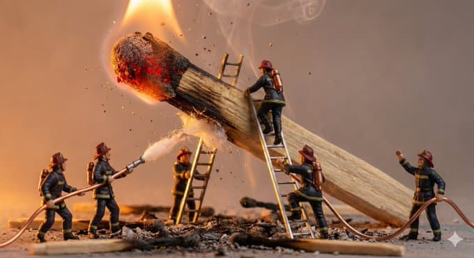 A miniature scene model