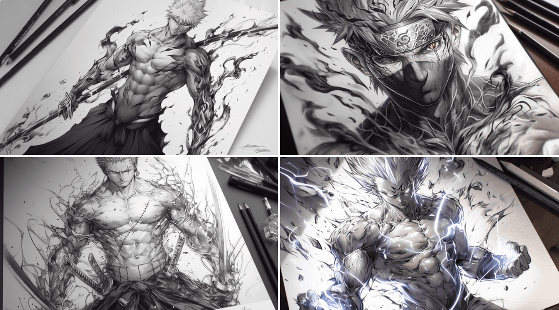 A pencil sketch