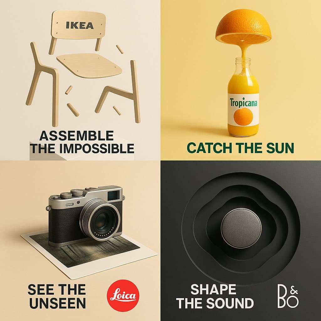 Surrealist Minimalist Conceptual Advertising