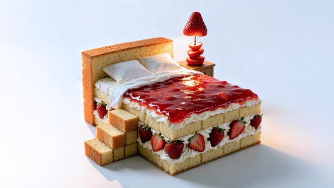 Photorealistic Conceptual Food Art Portraits