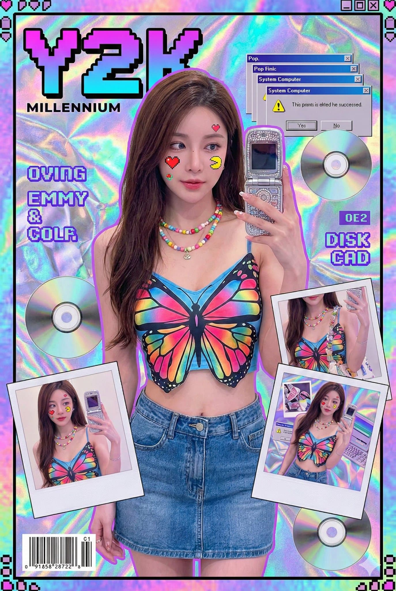 Y2K Millennium Baddie Retro Pixel Style