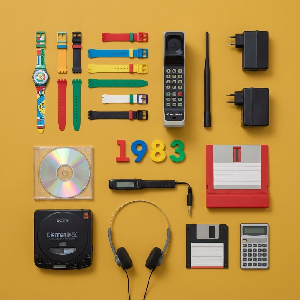Visualization of Gadgets and Inventions by Specified Year